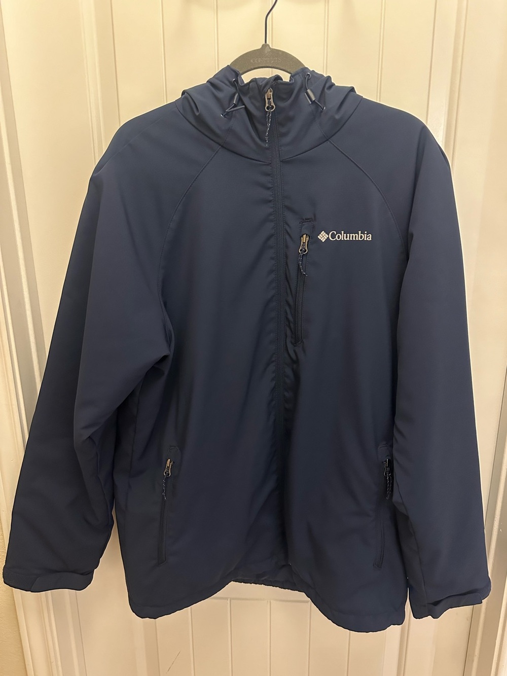 Columbia Men's Gate Racer Softshell Jacket- Size M - Collegiate Navy